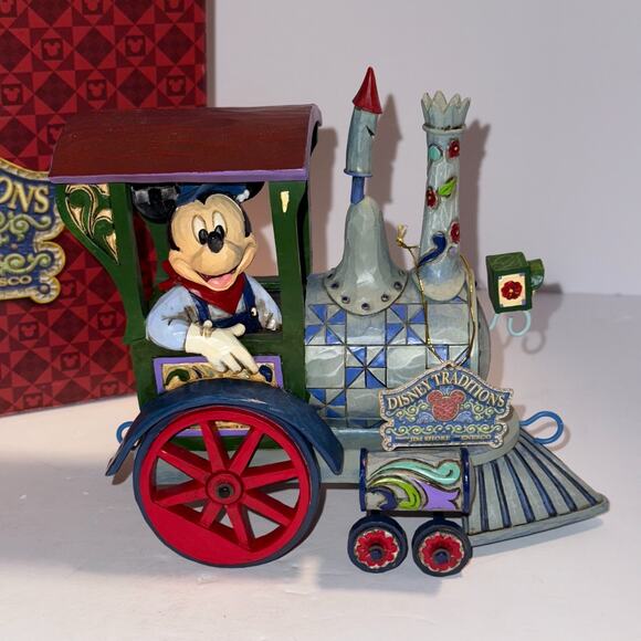 Jim Shore Mickey Mouse All Aboard Disney Traditions Showcase Collection 4016585